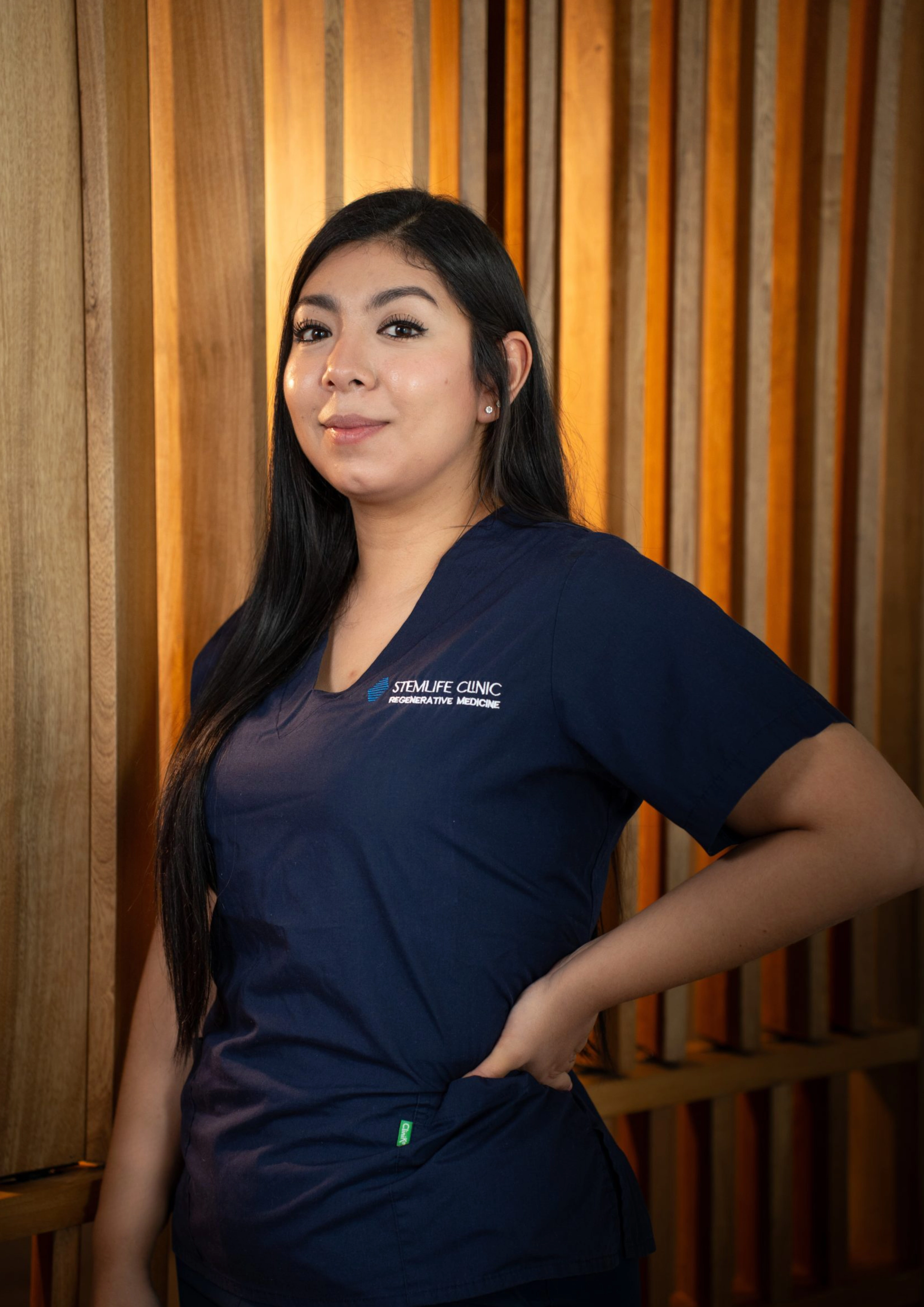 Portrait of Clara Ramírez, nursing specialist