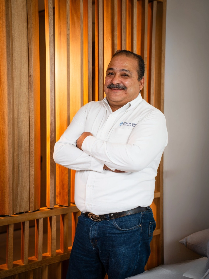 Portrait of Javier García, head of transport logistics